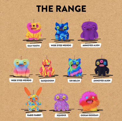 Fuggler Keyring Charms Keypers Series 6 — Annoyed Alien