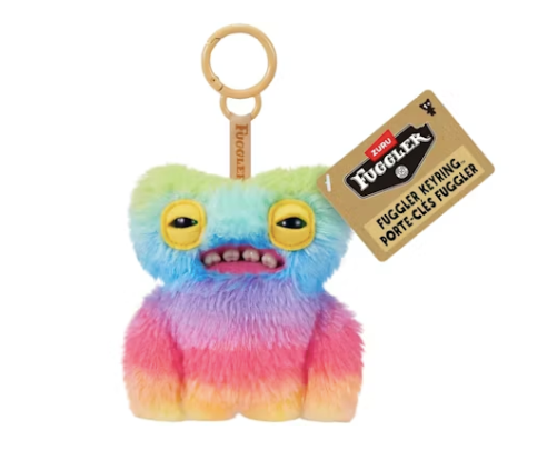 Fuggler by Zuru Mini Plush Keyring — "Wide Eyed Weirdo" 5 Inch