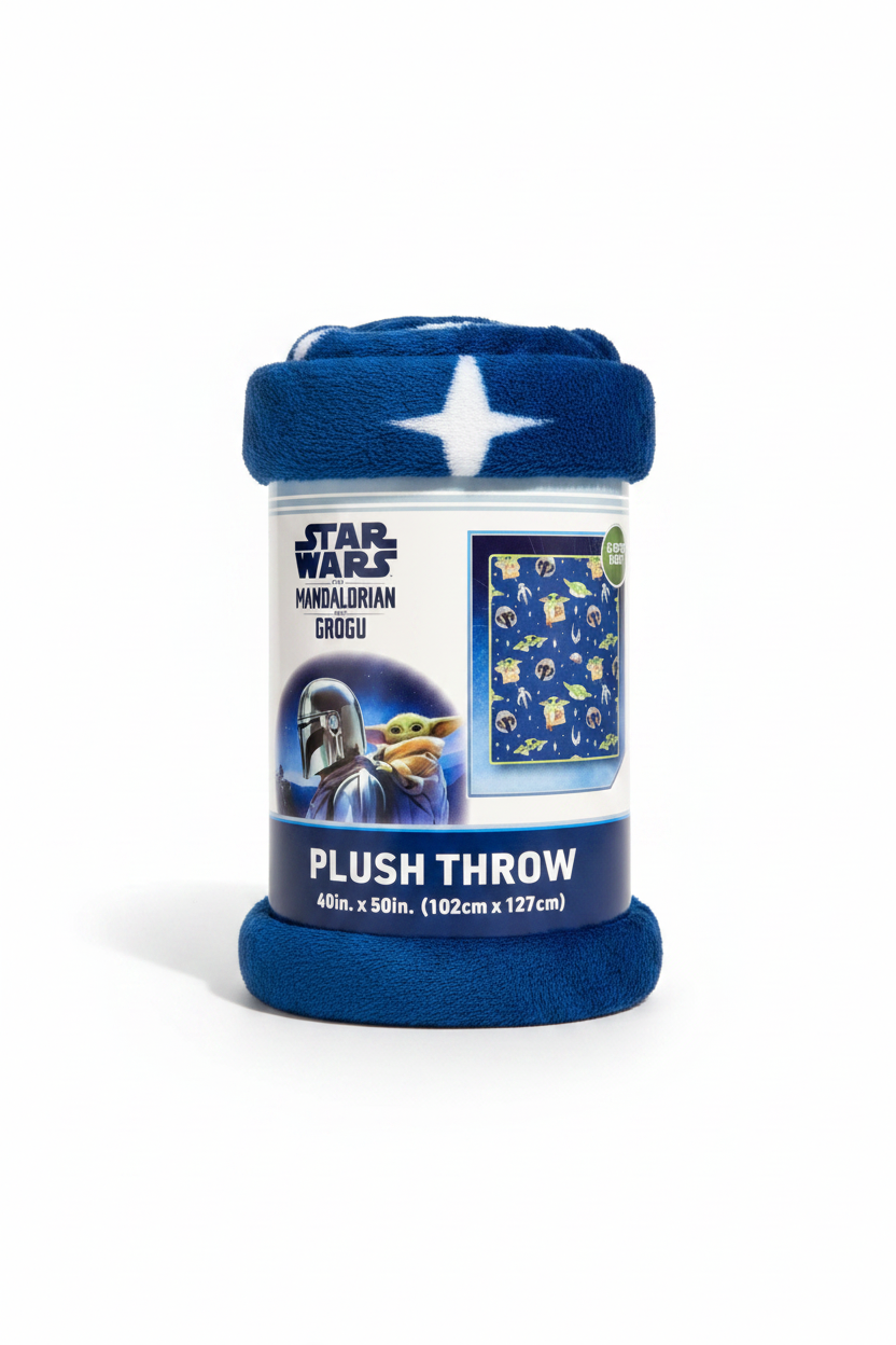 Star Wars The Mandalorian and Grogu | 40 in x 50 in Throw Blanket