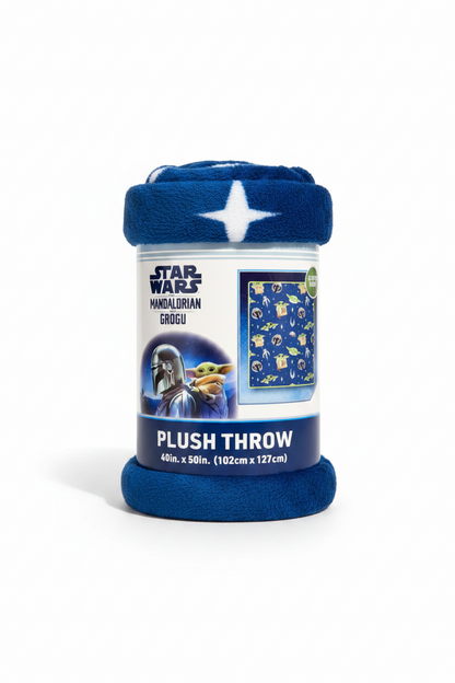 Star Wars The Mandalorian and Grogu | 40 in x 50 in Throw Blanket