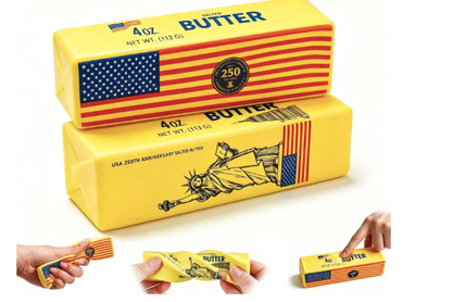 America 250 Butter Squishy Toy | 2 Pack