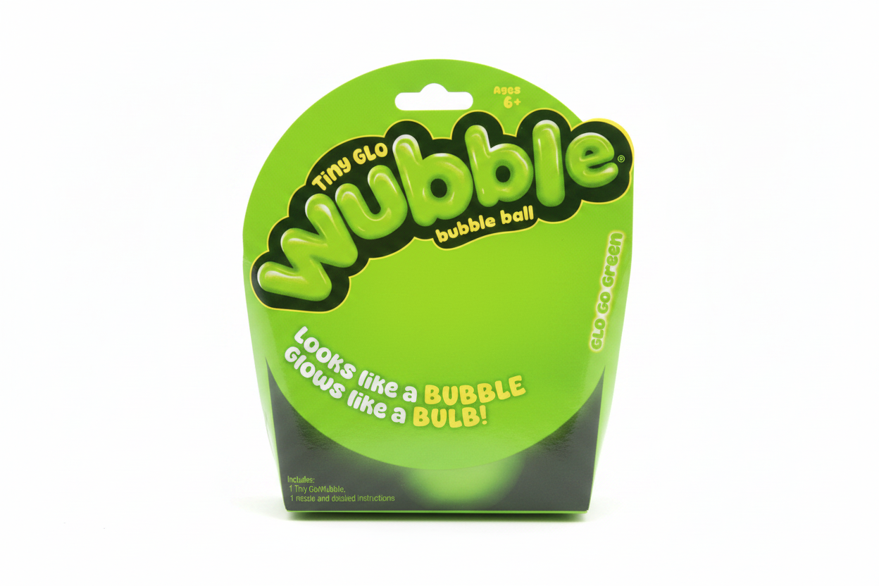 Tiny Glo Wubble Bubble Ball – Glo Go Green