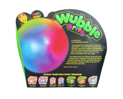 Wubble Brite Bubble Ball – Multi Color