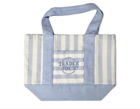 Trader Joe's Mini Striped Spring Totes Set (4 Pack)