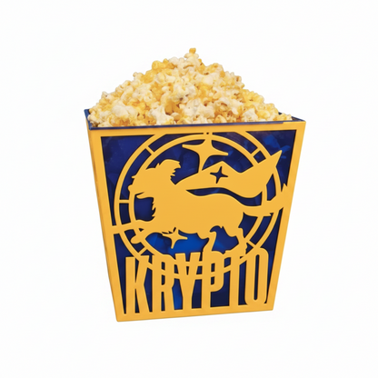 Supergirl Movie Popcorn Tub | Yellow & Blue