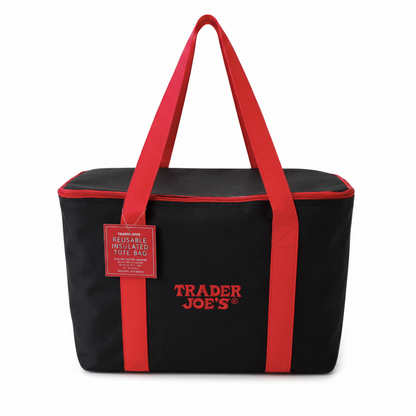 Trader Joe's | New Insulated Tote | Red & Black