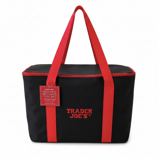 Trader Joe's | New Insulated Tote | Red & Black
