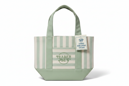 Trader Joe's Mini Striped Spring Totes Set (4 Pack)