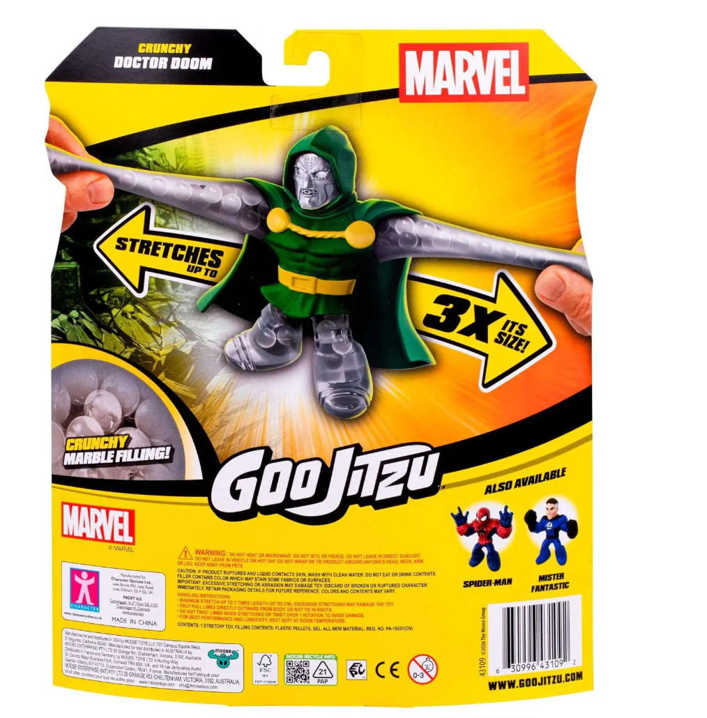 Heroes of Goo Jit Zu Marvel Crunchy Doctor Doom Stretch Figure | Series 12