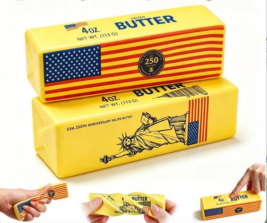 America 250 Slow Rising Butter Squishy Squeeze Toys | 2-Pack