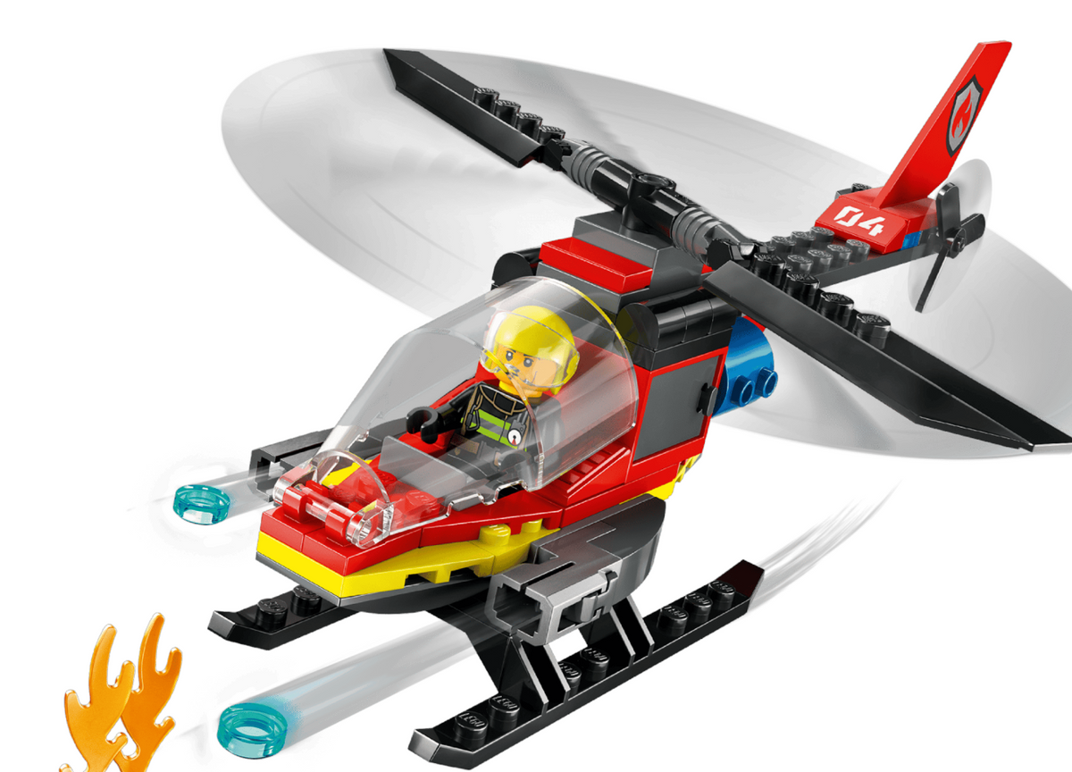 LEGO | City | Fire Rescue Helicopter | 85 Pieces | 60411