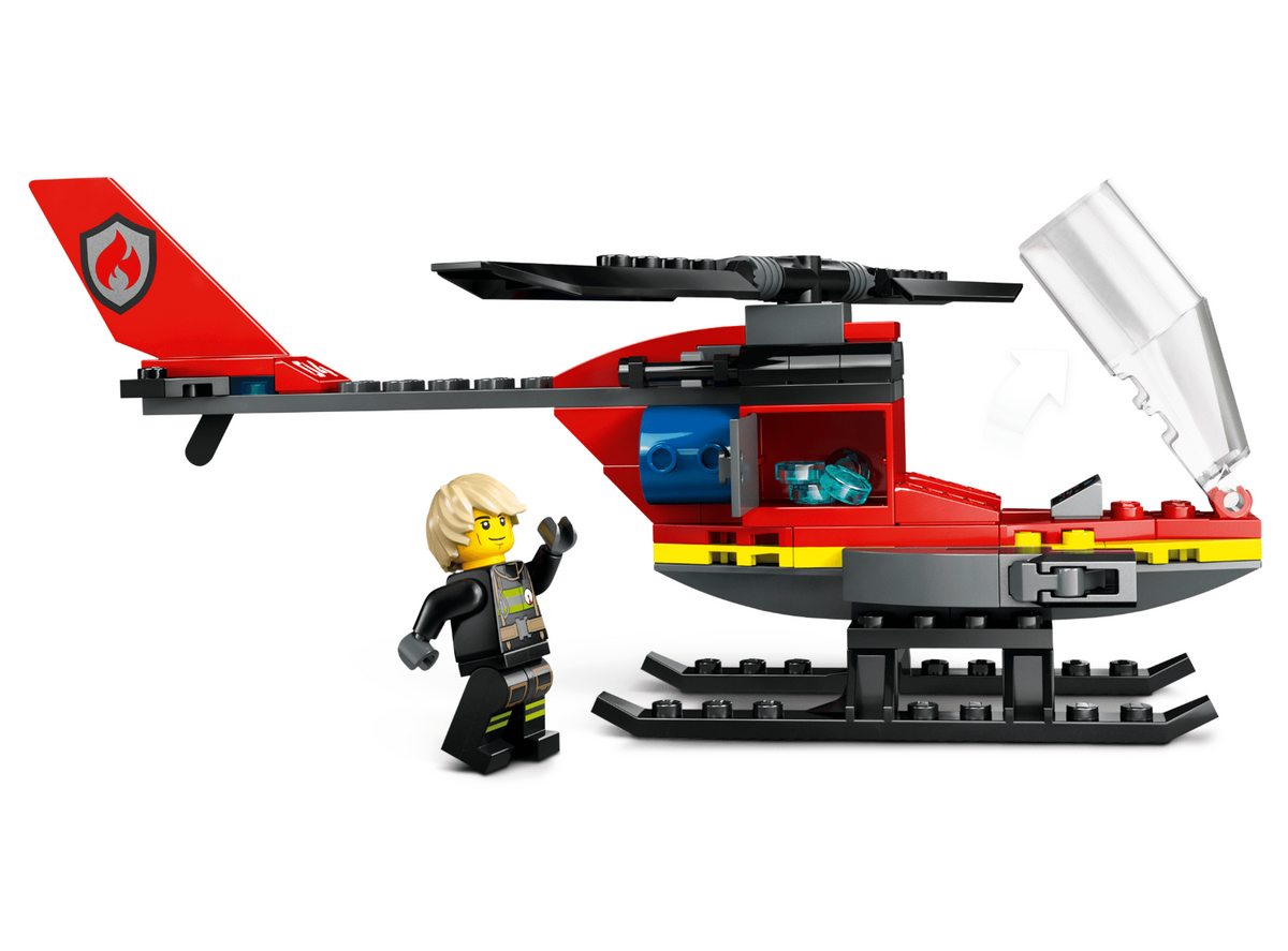 LEGO | City | Fire Rescue Helicopter | 85 Pieces | 60411
