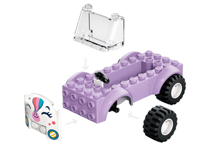 LEGO | Friends | Unicorn Cake Delivery Car | 67 Pieces | 42675