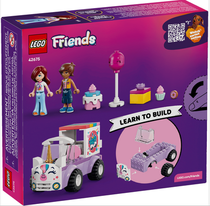 LEGO | Friends | Unicorn Cake Delivery Car | 67 Pieces | 42675