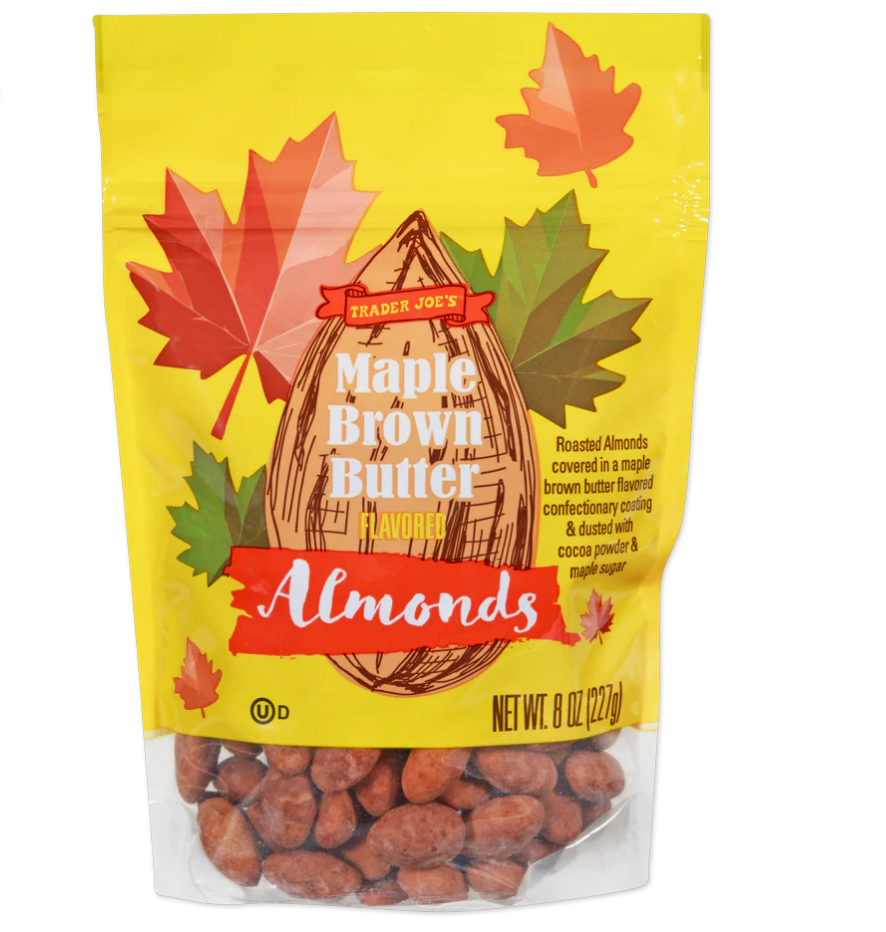 Trader Joe's | Maple Brown Butter Almonds | 8 oz | Pack of 2