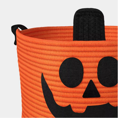 Target Exclusive | Halloween Pumpkin Woven Basket