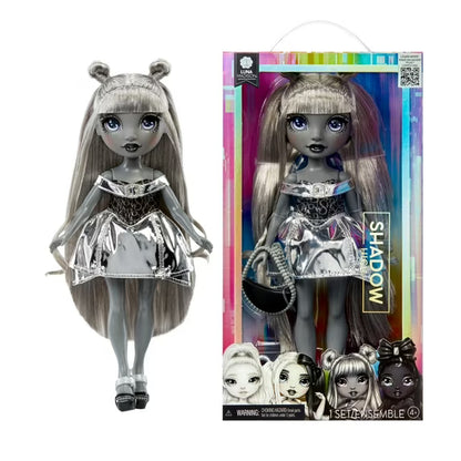 Rainbow High Shadow High Luna Madison | Grayscale 11" Fashion Doll with Grey Hair, Metallic Outfit & Handbag