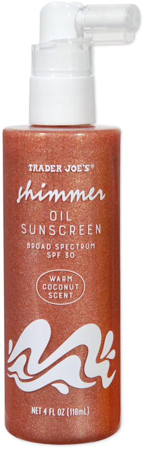 Trader Joe's | Shimmer Oil Sunscreen | SPF Protection