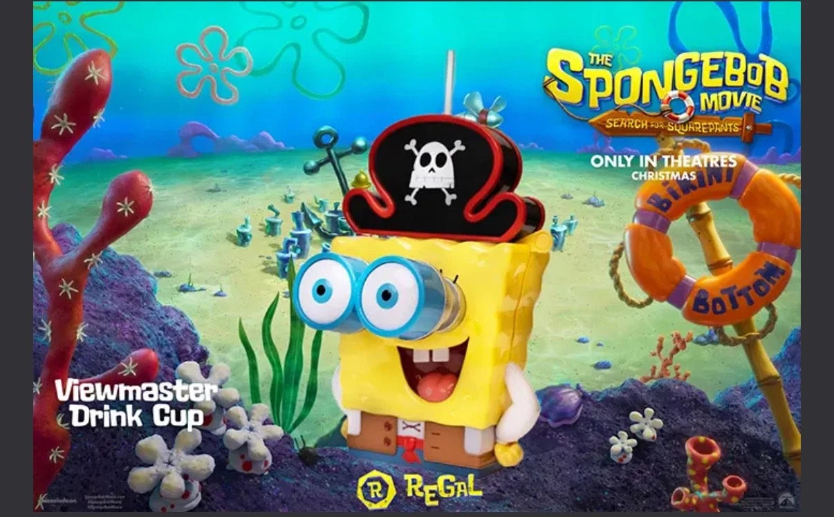 SpongeBob SquarePants | Regal Theatre Exclusive | Viewfinder & Drink Cup - Collectible