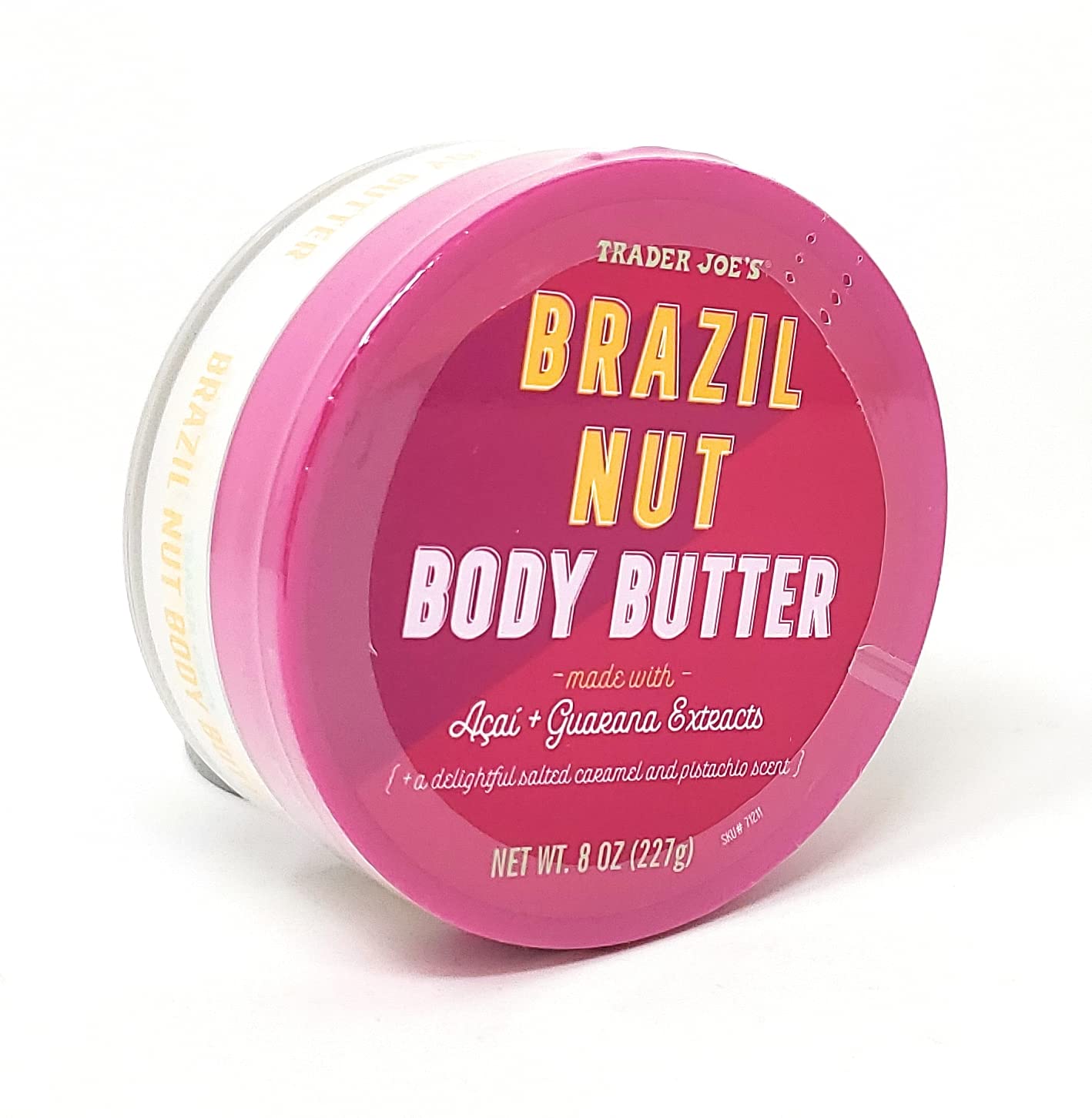 Trader Joe's Brazil Nut Body Butter | Acai + Guarana Extracts | 8 oz