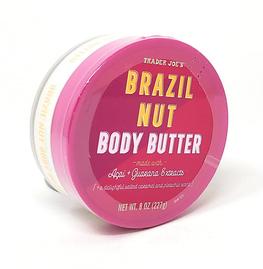 Trader Joe's Brazil Nut Body Butter | Acai + Guarana Extracts | 8 oz