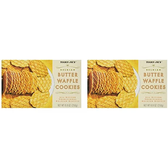 Trader Joe's | Belgian Butter Waffle Cookies | 8.8 oz | 2 Pack