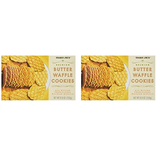 Trader Joe's | Belgian Butter Waffle Cookies | 8.8 oz | 2 Pack
