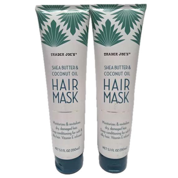 Trader Joe's | Shea Butter & Coconut Oil | Deep Conditioning Hair Mask | 2 Pack
