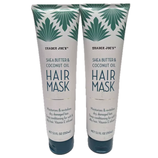 Trader Joe's | Shea Butter & Coconut Oil | Deep Conditioning Hair Mask | 2 Pack