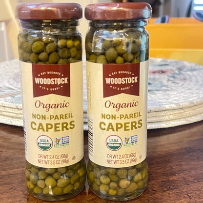 Woodstock Organic Non-Pareil Capers (2 Pack)