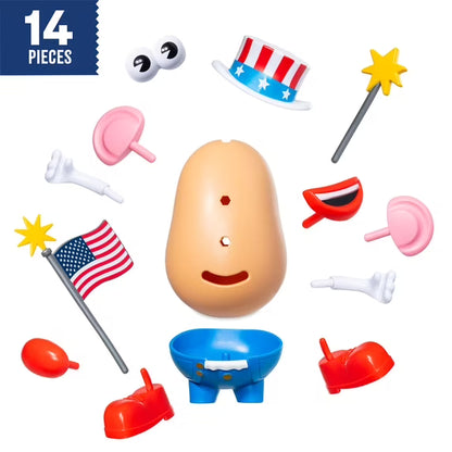 "Mr. Potato Head Uncle Yam | 250th Anniversary Walmart Exclusive | 14 Pieces"