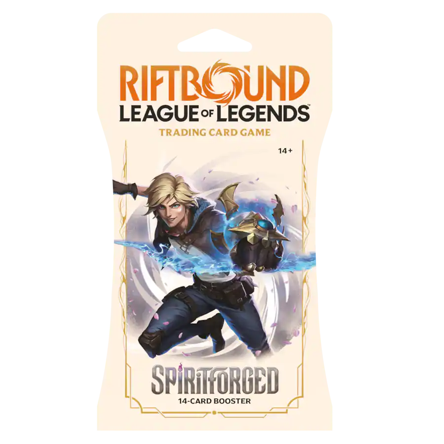 Riftbound: League of Legends TCG | Spiritforged Sleeved Booster | 3-Pack (14 Cards Each)