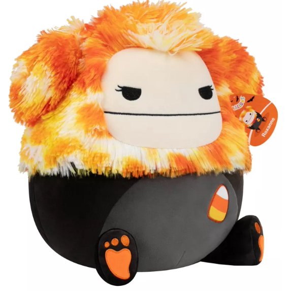 Jazwares | Squishmallows | Roxanne Black Candycorn Bigfoot | 12-Inch Plush