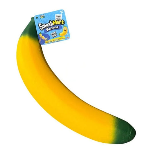 RMS | Crazy Fun | Smushmart Banana Squishy Fidget Toy