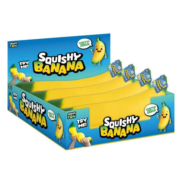 RMS | Crazy Fun | Smushmart Banana Squishy Fidget Toy