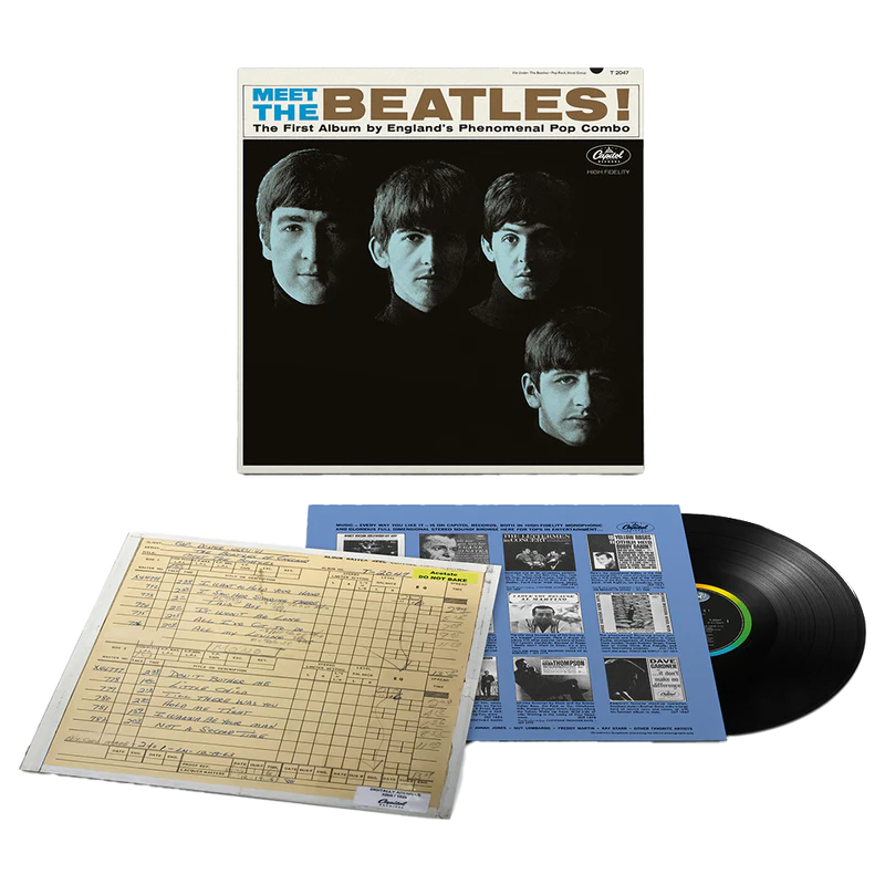 Meet The Beatles 60th Anniversary Opaque Blue Vinyl LP - Target Exclusive