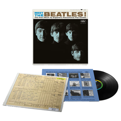 Meet The Beatles 60th Anniversary Opaque Blue Vinyl LP - Target Exclusive