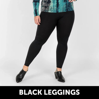 LuLaRoe TC2 Leggings  (Fits Sizes 18-24) - Solid Black