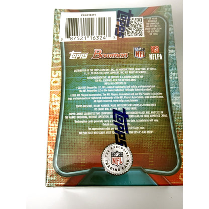 Topps | 2026 Bowman Football | Value Box | 6 Packs
