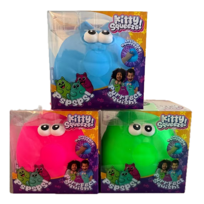 PPNC Kitty Squeeze Sensory Squishy | Stress-Relieving Figure | PPNC