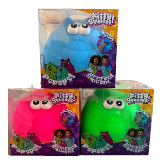PPNC Kitty Squeeze Sensory Squishy | Stress-Relieving Figure | PPNC