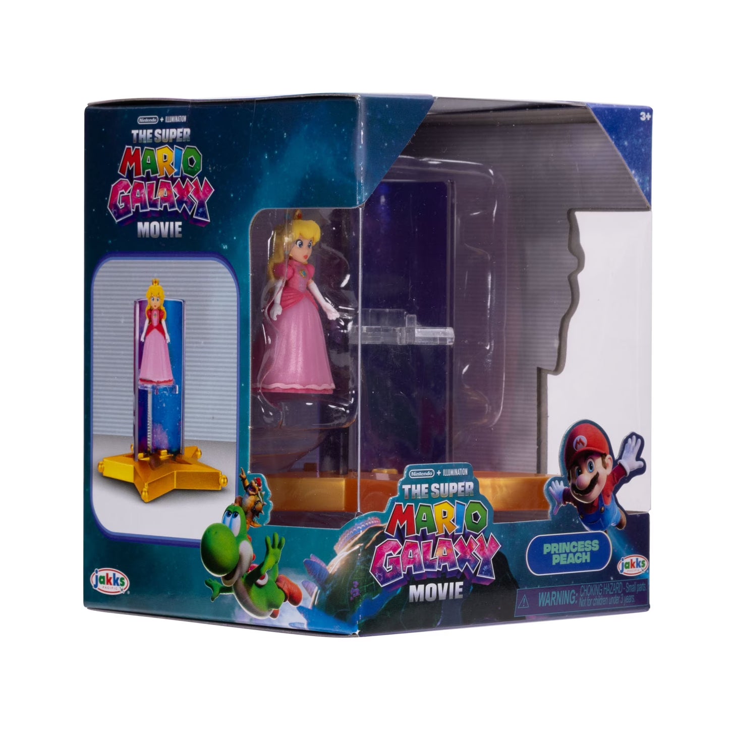 Super Mario Galaxy Movie | 1.5" Figure with Star Launcher Accessory | Princess Peach