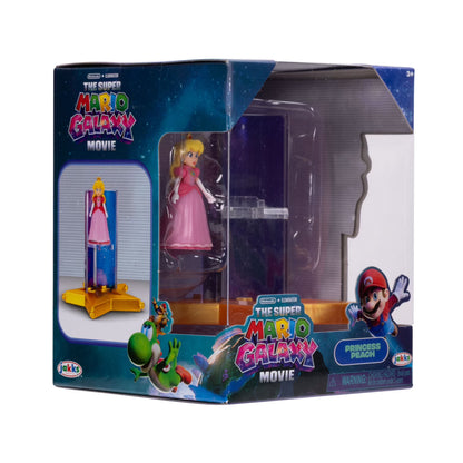 Super Mario Galaxy Movie | 1.5" Figure with Star Launcher Accessory | Princess Peach