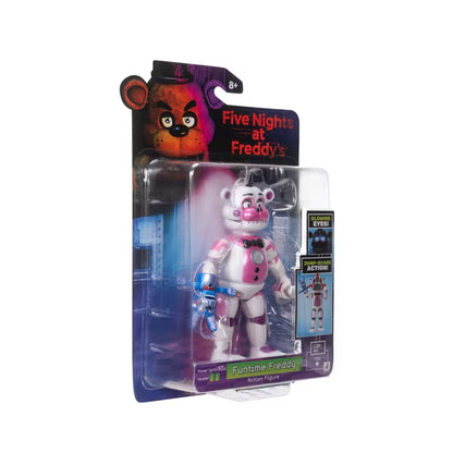 JAKKS Pacific | FNAF | Funtime Freddy 5" Articulated Figure | Jumpscare & Glow-in-the-Dark Eyes