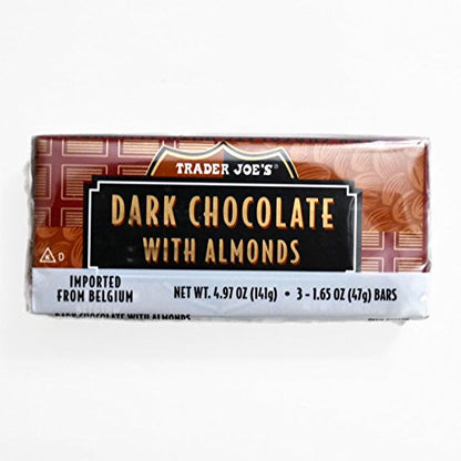 Belgian Dark Chocolate Bars 3 Variety Pack - Total 9 Bars, 1.7 ounces