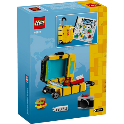 LEGO | Icons | Yellow Travel Suitcase | 333 Pieces | 40817
