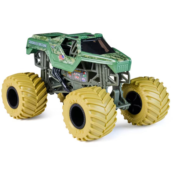 Monster Jam | Soldier of Fortune | 1:24 Scale Die-Cast Monster Truck