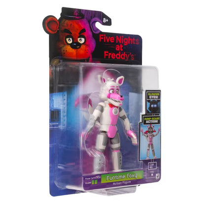JAKKS Pacific | FNAF | Funtime Freddy | 5-Inch Articulated Figure | Glowing Eyes & Jumpscare