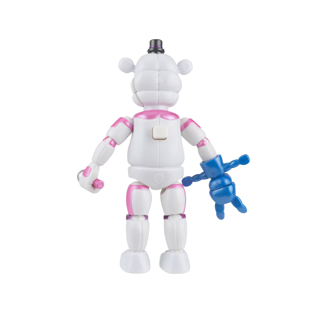 JAKKS Pacific | FNAF | Funtime Freddy 5" Articulated Figure | Jumpscare & Glow-in-the-Dark Eyes