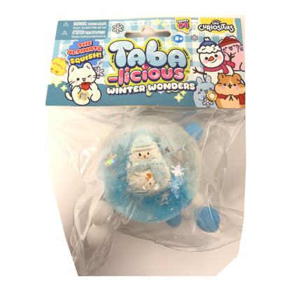 ORB Taba-licious Winter Wonders squishy, Snowman Snowball style, front of package